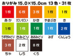 おりがみの内容